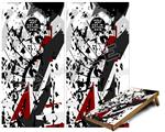 Cornhole Game Board Vinyl Skin Wrap Kit - Premium Laminated - Baja 0018 Red Dark fits 24x48 game boards (GAMEBOARDS NOT INCLUDED)
