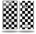 Checkers White - Decal Style Skin (fits Nokia Lumia 928)