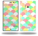 Brushed Cirlces Multi Light - Decal Style Skin (fits Nokia Lumia 928)