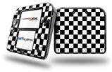 Checkers White - Decal Style Vinyl Skin fits Nintendo 2DS - 2DS NOT INCLUDED