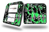 SceneKid Green - Decal Style Vinyl Skin fits Nintendo 2DS - 2DS NOT INCLUDED