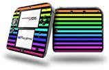 Stripes Rainbow - Decal Style Vinyl Skin fits Nintendo 2DS - 2DS NOT INCLUDED