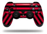WraptorSkinz Skin compatible with Sony PS4 Dualshock Controller PlayStation 4 Original Slim and Pro Stripes Red (CONTROLLER NOT INCLUDED)