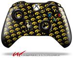 Decal Skin Wrap fits Microsoft XBOX One Wireless Controller Iowa Hawkeyes Tigerhawk Tiled 06 Gold on Black