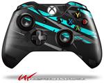 Decal Skin Wrap fits Microsoft XBOX One Wireless Controller Baja 0014 Neon Teal