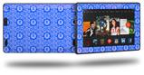 Gothic Punk Pattern Blue - Decal Style Skin fits 2013 Amazon Kindle Fire HD 7 inch