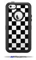 Checkers White - Decal Style Vinyl Skin fits Otterbox Defender iPhone 5C Case (CASE SOLD SEPARATELY)
