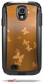 Bokeh Butterflies Orange - Decal Style Vinyl Skin fits Otterbox Commuter Case for Samsung Galaxy S4 (CASE SOLD SEPARATELY)