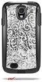 Folder Doodles White - Decal Style Vinyl Skin fits Otterbox Commuter Case for Samsung Galaxy S4 (CASE SOLD SEPARATELY)