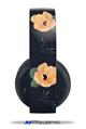 Vinyl Decal Skin Wrap compatible with Original Sony PlayStation 4 Gold Wireless Headphones Poppy Orange Navy (PS4 HEADPHONES  NOT INCLUDED)
