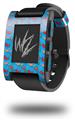 Crabs and Shells Blue Medium - Decal Style Skin fits original Pebble Smart Watch (WATCH SOLD SEPARATELY)