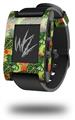 Famingos and Flowers Sage Green - Decal Style Skin fits original Pebble Smart Watch (WATCH SOLD SEPARATELY)