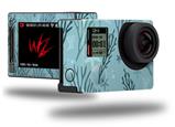 Sea Blue - Decal Style Skin fits GoPro Hero 4 Silver Camera (GOPRO SOLD SEPARATELY)