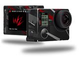 Baja 0014 Red Dark - Decal Style Skin fits GoPro Hero 4 Silver Camera (GOPRO SOLD SEPARATELY)