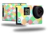 Brushed Cirlces Multi Light - Decal Style Skin fits GoPro Hero 4 Black Camera (GOPRO SOLD SEPARATELY)