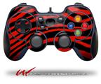 Zebra Red - Decal Style Skin fits Logitech F310 Gamepad Controller (CONTROLLER SOLD SEPARATELY)