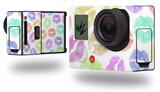Rainbow Lips White - Decal Style Skin fits GoPro Hero 3+ Camera (GOPRO NOT INCLUDED)