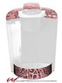 Decal Style Vinyl Skin compatible with Keurig K40 Elite Coffee Makers Folder Doodles Pink (KEURIG NOT INCLUDED)