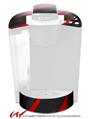 Decal Style Vinyl Skin compatible with Keurig K40 Elite Coffee Makers Jagged Camo Red (KEURIG NOT INCLUDED)