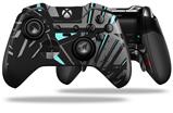 Baja 0023 Neon Teal - Decal Style Skin fits Microsoft XBOX One ELITE Wireless Controller