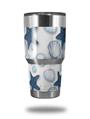 Skin Decal Wrap for Yeti Tumbler Rambler 30 oz Starfish and Sea Shells White (TUMBLER NOT INCLUDED)