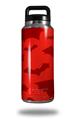 WraptorSkinz Skin Decal Wrap for Yeti Rambler Bottle 36oz Deathrock Bats Red  (YETI NOT INCLUDED)