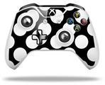 WraptorSkinz Decal Skin Wrap Set works with 2016 and newer XBOX One S / X Controller Kearas Polka Dots White On Black (CONTROLLER NOT INCLUDED)