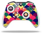 WraptorSkinz Decal Skin Wrap Set works with 2016 and newer XBOX One S / X Controller Brushed Cirlces Multi Dark (CONTROLLER NOT INCLUDED)