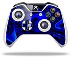 WraptorSkinz Decal Skin Wrap Set works with 2016 and newer XBOX One S / X Controller Liquid Metal Chrome Royal Blue (CONTROLLER NOT INCLUDED)