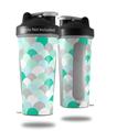 Decal Style Skin Wrap works with Blender Bottle 28oz Brushed Circles Seafoam (BOTTLE NOT INCLUDED)