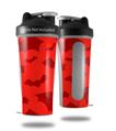 Decal Style Skin Wrap works with Blender Bottle 28oz Deathrock Bats Red (BOTTLE NOT INCLUDED)