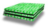 Vinyl Decal Skin Wrap compatible with Sony PlayStation 4 Pro Console Skull And Crossbones Pattern Green (PS4 NOT INCLUDED)
