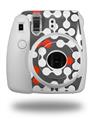 WraptorSkinz Skin Decal Wrap compatible with Fujifilm Mini 8 Camera Locknodes 04 Red (CAMERA NOT INCLUDED)