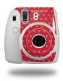 WraptorSkinz Skin Decal Wrap compatible with Fujifilm Mini 8 Camera Hearts Red On White (CAMERA NOT INCLUDED)