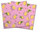 WraptorSkinz Vinyl Craft Cutter Designer 12x12 Sheets Lemon Pink - 2 Pack
