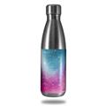 Skin Decal Wrap compatible with RTIC Water Bottle 17oz Dynamic Pink Galaxy (BOTTLE NOT INCLUDED)