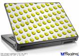 Laptop Skin (Large) - Smileys on White