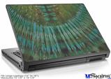 Laptop Skin (Large) - Tie Dye Turquoise Stripes