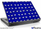 Laptop Skin (Large) - Paper Planes Royal Blue