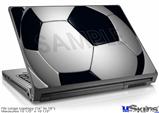 Laptop Skin (Large) - Soccer Ball