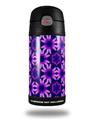 Skin Decal Wrap for Thermos Funtainer 12oz Bottle Daisies Purple (BOTTLE NOT INCLUDED) by WraptorSkinz