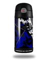 Skin Decal Wrap for Thermos Funtainer 12oz Bottle Baja 0003 Royal Blue (BOTTLE NOT INCLUDED)