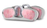 Decal Style Vinyl Skin Wrap 2 Pack for Nooz Glasses Rectangle Case Palms 01 Pink On Pink (NOOZ NOT INCLUDED) by WraptorSkinz