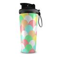 Skin Wrap Decal for IceShaker 2nd Gen 26oz Brushed Cirlces Multi Light (SHAKER NOT INCLUDED)