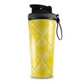 Skin Wrap Decal for IceShaker 2nd Gen 26oz Wavey Yellow (SHAKER NOT INCLUDED)