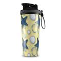 Skin Wrap Decal for IceShaker 2nd Gen 26oz Starfish and Sea Shells Yellow Sunshine (SHAKER NOT INCLUDED)