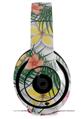 WraptorSkinz Skin Decal Wrap compatible with Beats Studio 2 and 3 Wired and Wireless Headphones Beach Flowers 02 White Skin Only (HEADPHONES NOT INCLUDED)