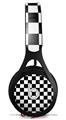 WraptorSkinz Skin Decal Wrap compatible with Beats EP Headphones Checkers White Skin Only HEADPHONES NOT INCLUDED