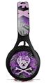 WraptorSkinz Skin Decal Wrap compatible with Beats EP Headphones Purple Girly Skull Skin Only HEADPHONES NOT INCLUDED