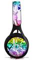 WraptorSkinz Skin Decal Wrap compatible with Beats EP Headphones Scene Kid Sketches Rainbow Skin Only HEADPHONES NOT INCLUDED